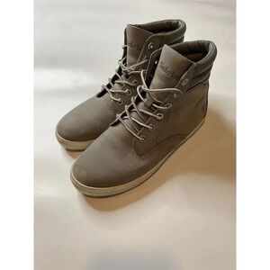 Timberland Dausette Women’s 7 Gray Nubuck High Sneaker Boot Ortholite A1H26